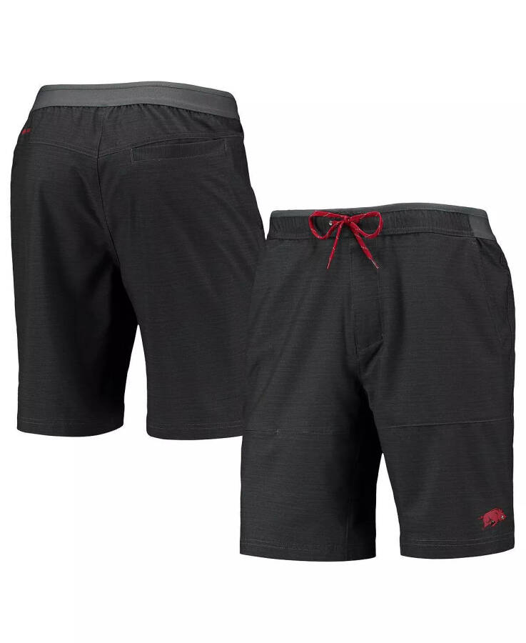 Men's Charcoal Arkansas Razorbacks Twisted Creek Omni-Shield Shorts Charcoal - 1