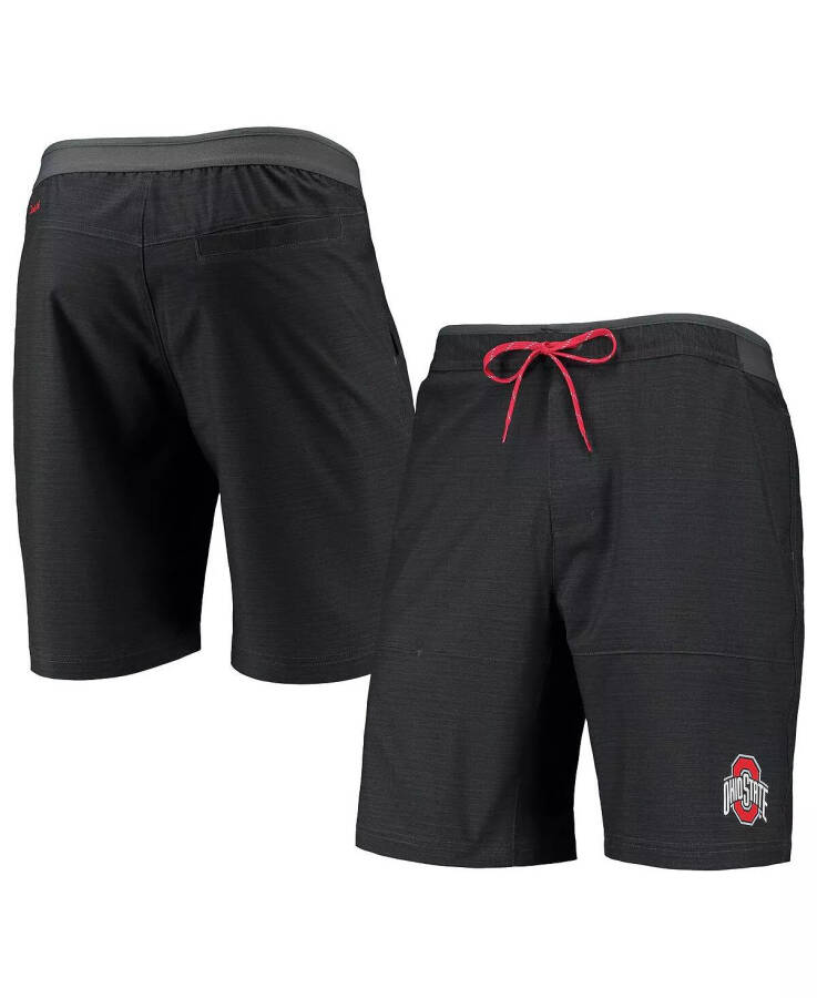 Men's Charcoal Ohio State Buckeyes Twisted Creek Omni-Shield Shorts - 1