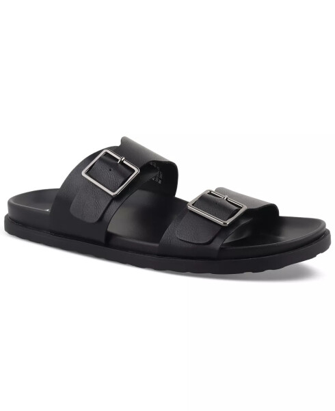 Men's Charley Strap Sandal, Created for Modazone Black - 1