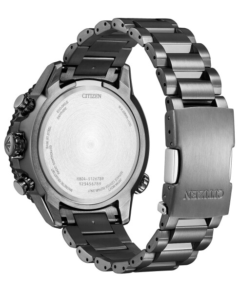 Men's Chronograph Promaster Navihawk Gray-Tone Stainless Steel Bracelet Watch 48mm Gray - 3