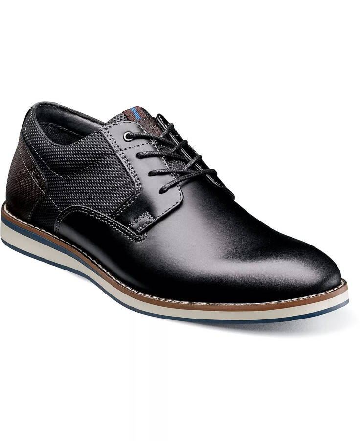 Men's Circuit Plain Toe Lace-Up Oxford Black Multi - 1