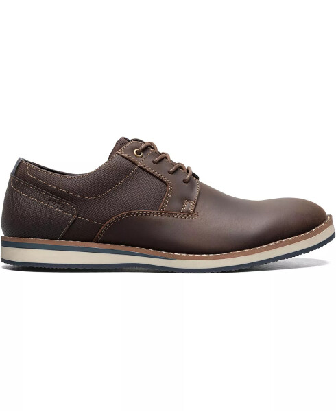 Men's Circuit Plain Toe Lace-Up Oxford Brown Multi - 2