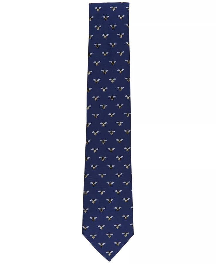 Men's Classic Bee Neat Tie, Created for Modazone - Navy - 2