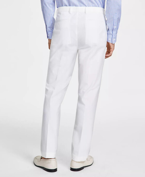 Men's Classic Fit Cotton Stretch Performance Pants Off White - 3