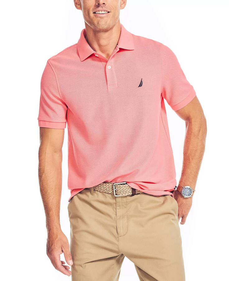 Men's Classic-Fit Deck Polo Shirt Teaberry - 1