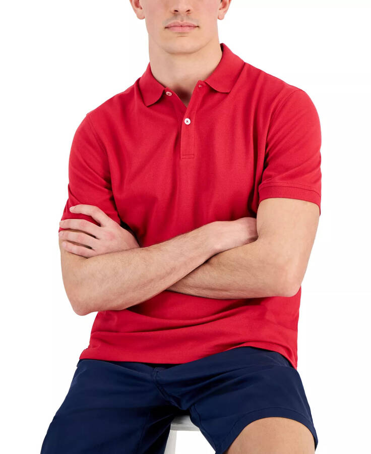 Men's Classic Fit Performance Stretch Polo, Created for Modazone Red Zone - 1