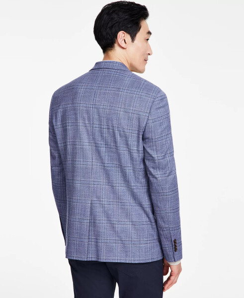 Men's Classic-Fit Plaid Sport Coat Blue/brown - 2