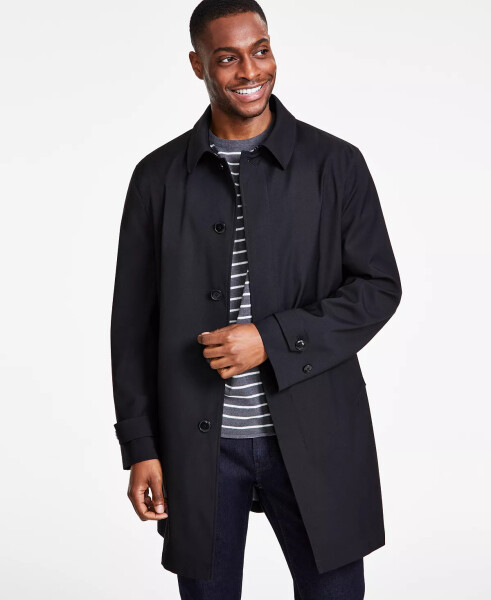 Men's Classic-Fit Raincoat Black - 1