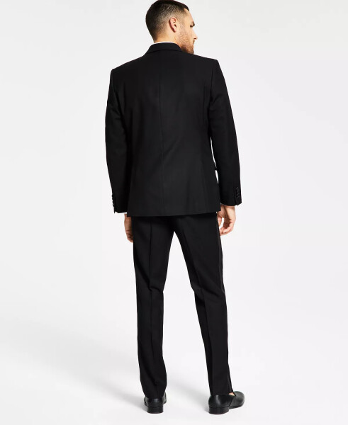 Men's Classic-Fit Stretch Black Tuxedo Jacket, Created for Modazone Black - 2