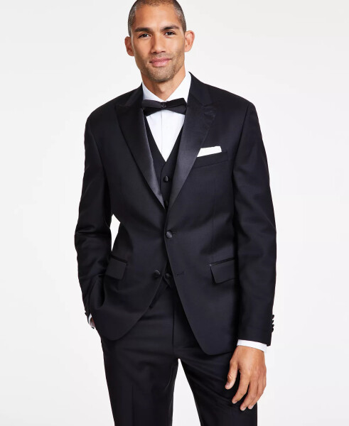 Men's Classic-Fit Stretch Tuxedo Jacket Black - 1