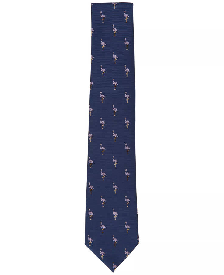 Men's Classic Flamingo Conversational Tie, Created for Modazone Navy - 2