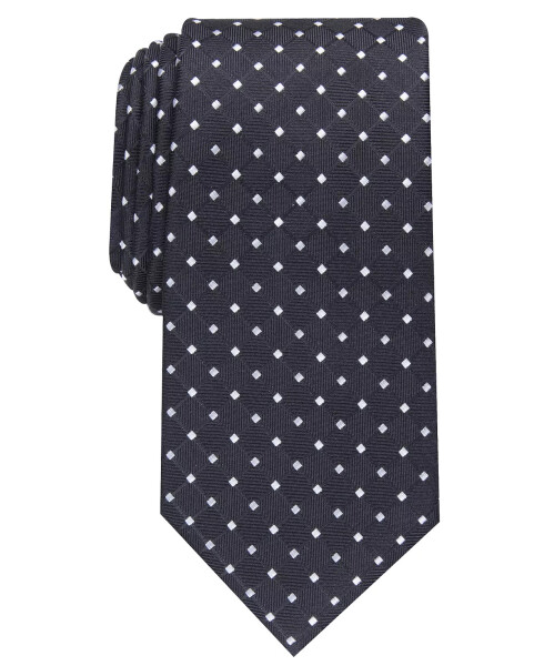 Men's Classic Grid Tie, Created for Modazone Black - 1