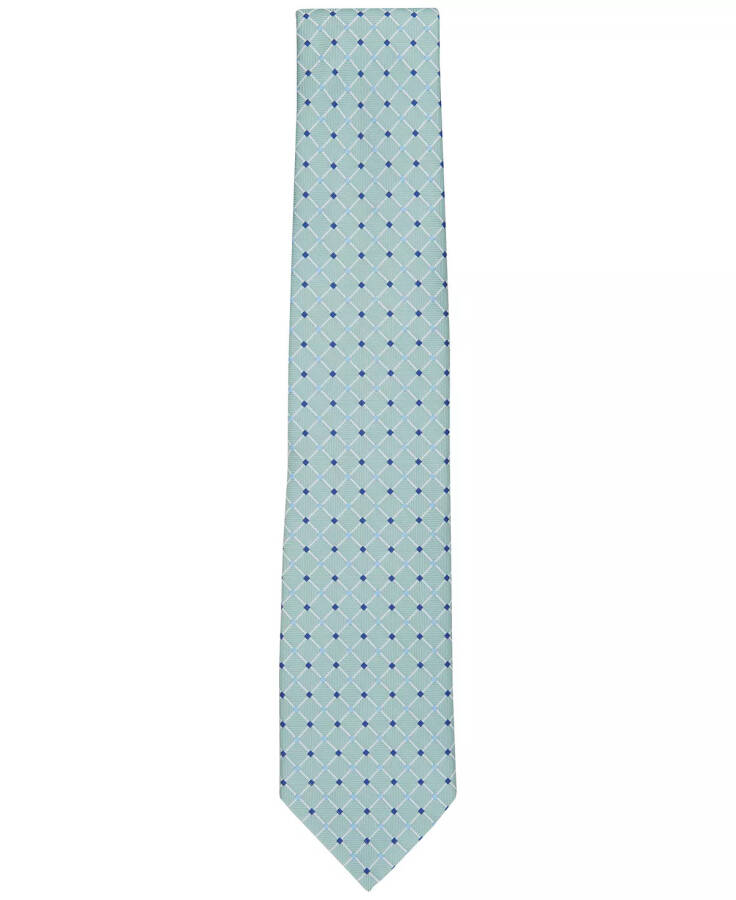 Men's Classic Grid Tie, Created for Modazone Mint - 2