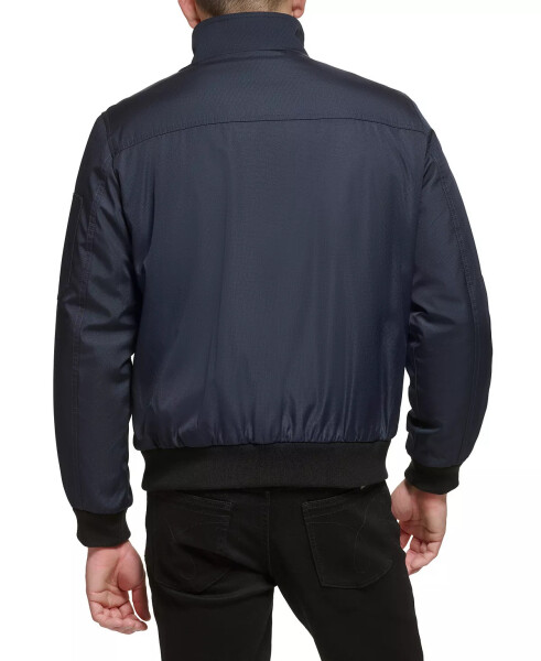 Men's Classic Zip-Front Ripstop Bomber Jacket True Navy - 2