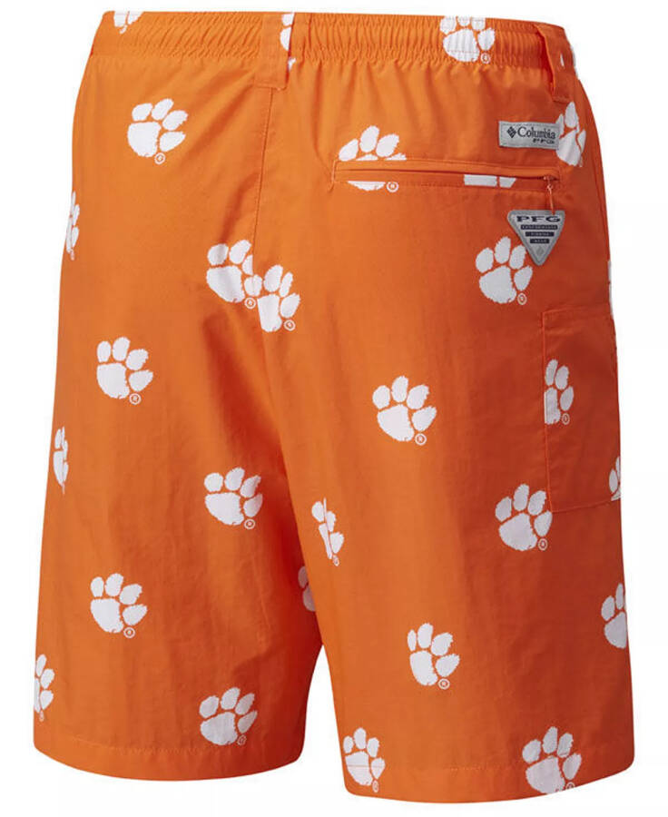 Men's Clemson Tigers Backcast Printed Short Orange - 2