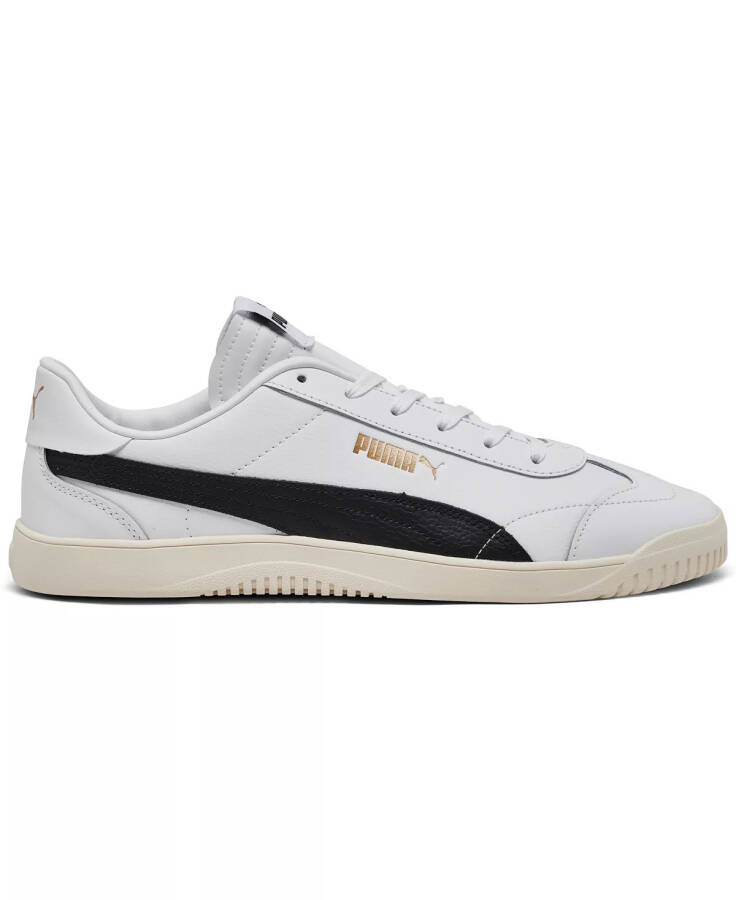 Men's Club 5v5 Casual Sneakers from Finish Line WHITE/BLACK/GOLD - 6