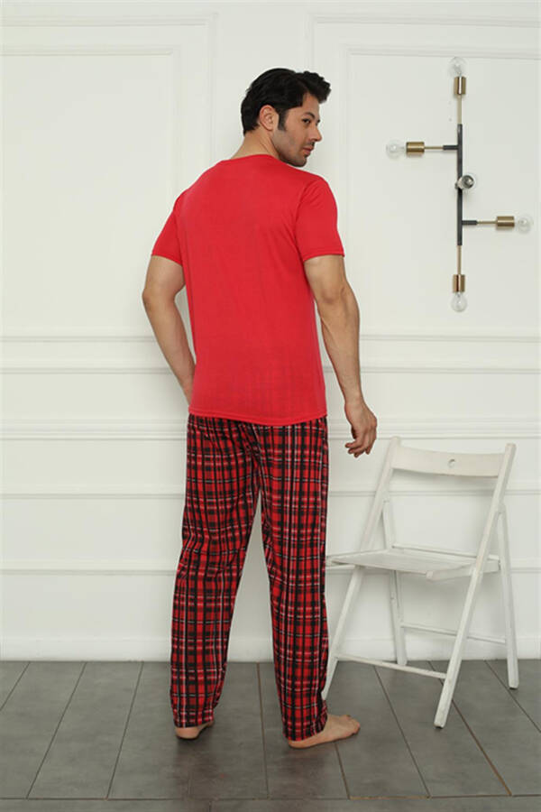 Men's Combed Cotton Pajama Set 6832 - 3