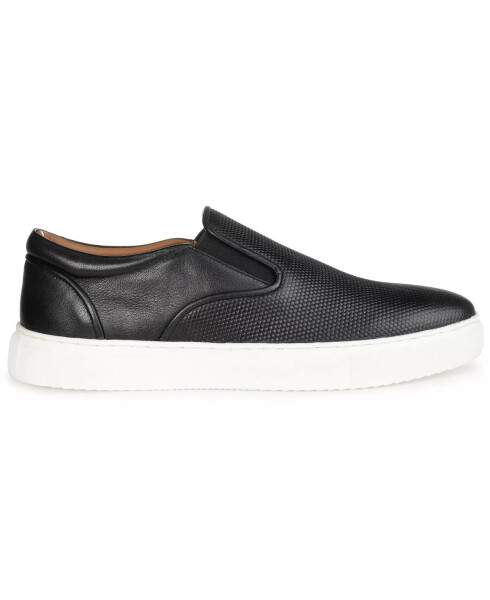 Men's Conley Slip-On Leather Sneakers Black - 2