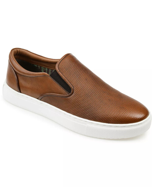 Men's Conley Slip-On Leather Sneakers Cognac - 1