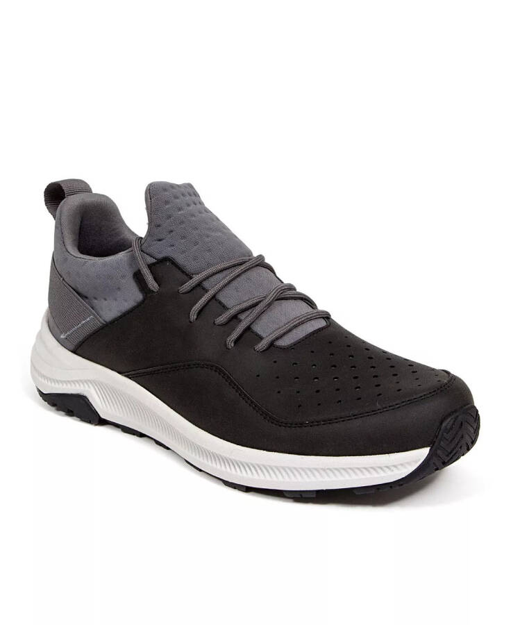 Men's Contour Comfort Casual Hybrid Hiking Sneakers Black, Gray - 1