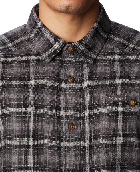 Men's Cornell Woods Flannel Long Sleeve Shirt City Grey Tarta - 3