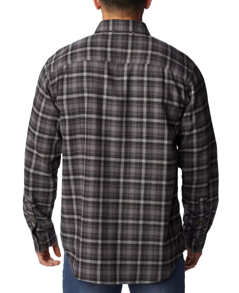 Men's Cornell Woods Flannel Long Sleeve Shirt City Grey Tarta - 4