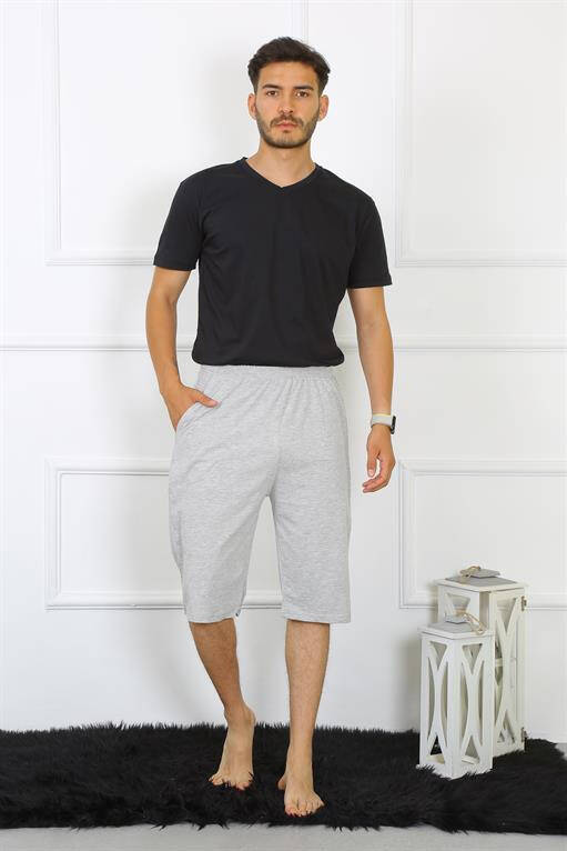 Men's Cotton Gray Capri 27480 - 2