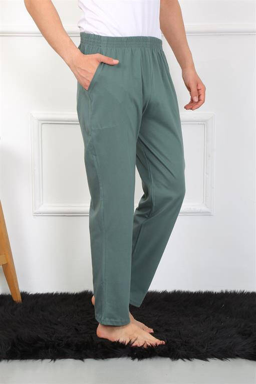 Men's Cotton Khaki Pajama Bottoms 27495 - 6