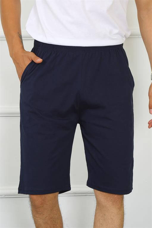 Men's Cotton Navy Blue Capri 27480 - 9