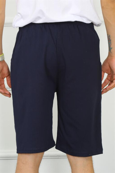 Men's Cotton Navy Blue Capri 27480 - 10