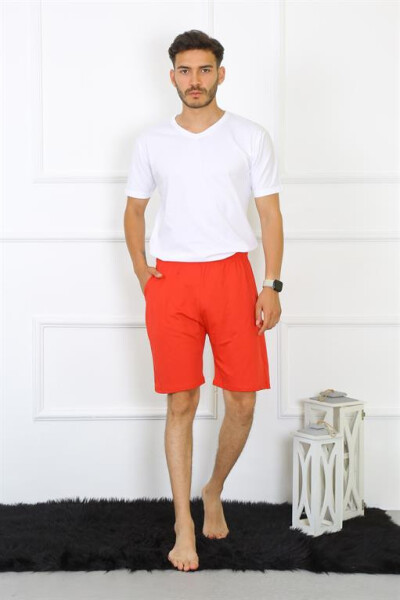 Men's Cotton Red Shorts 27484 - 3