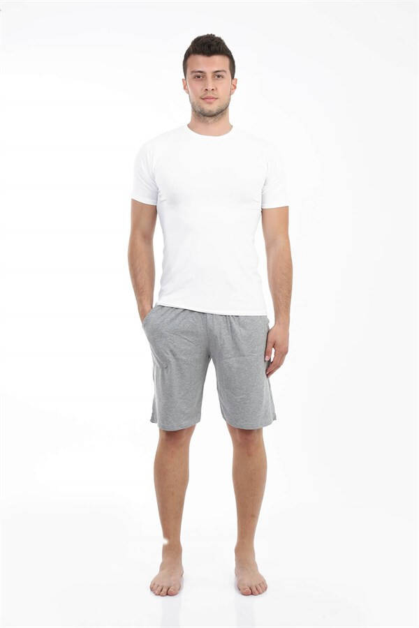 Men's Cotton Shorts with Pockets 27210 - 4