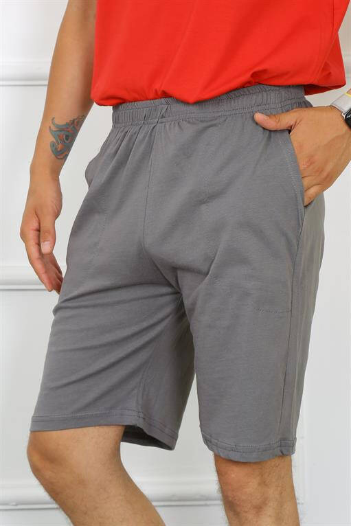 Men's Cotton Smoked Shorts 27484 - 6