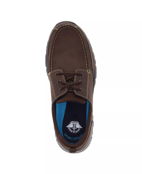 Men's Creston Comfort Boat Shoes Dark Brown - 4