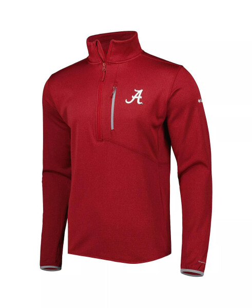 Men's Crimson Alabama Crimson Tide Park View Omni-Wick Half-Zip Top Crimson - 3