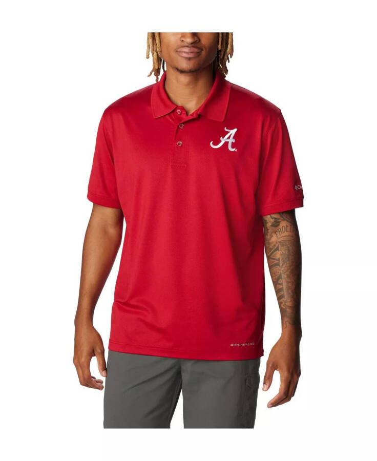 Men's Crimson Alabama Crimson Tide PFG Tamiami Omni-Shield Polo Shirt Crimson - 1