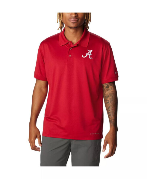 Men's Crimson Alabama Crimson Tide PFG Tamiami Omni-Shield Polo Shirt Crimson - 2