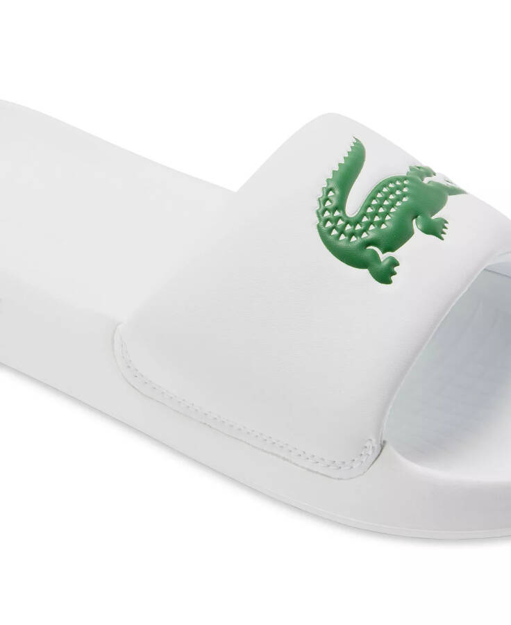 Men's Croco 1.0 Slip-On Slide Sandals White/Green - 4