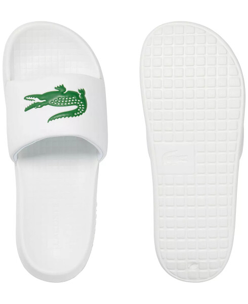 Men's Croco 1.0 Slip-On Slide Sandals White/Green - 5