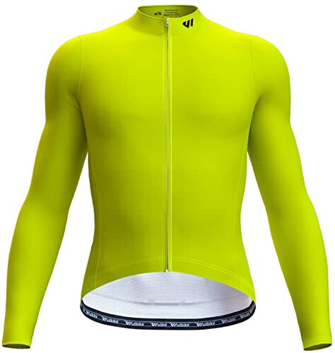 Men's Cycling Jerseys Long Sleeve Bike Biking Shirts Full Zip with Pockets Road Bicycle Clothing - 1