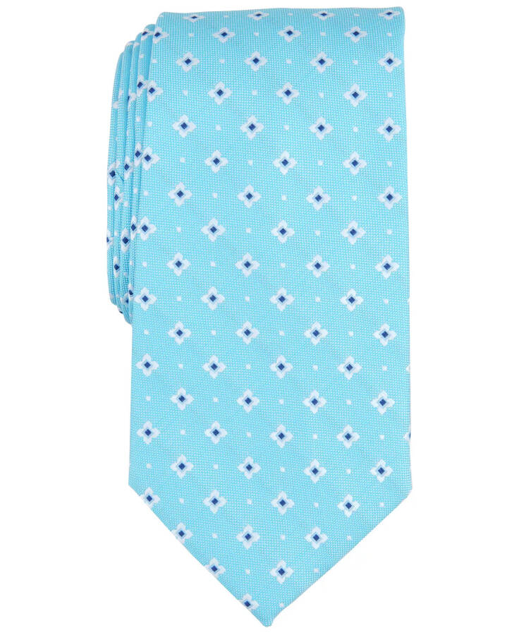 Men's Delaney Medallion Tie, Created for Modazone Aqua - 1