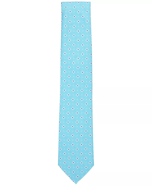 Men's Delaney Medallion Tie, Created for Modazone Aqua - 2