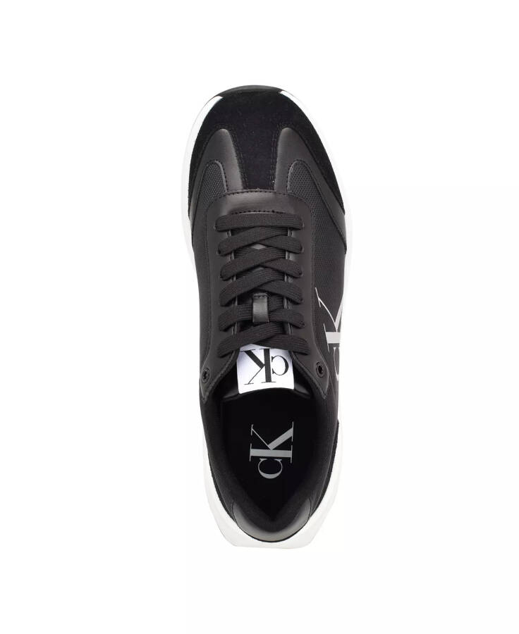 Men's Dilbur Casual Lace Up Sneakers Black - 4