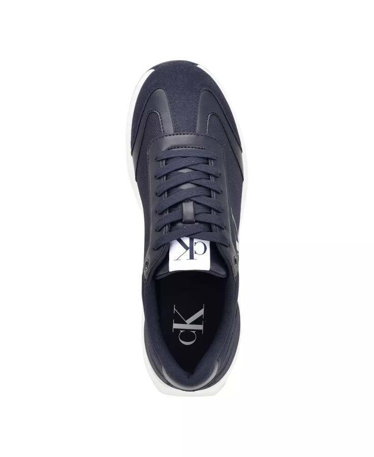 Men's Dilbur Casual Lace Up Sneakers Dark Blue Multi - 4