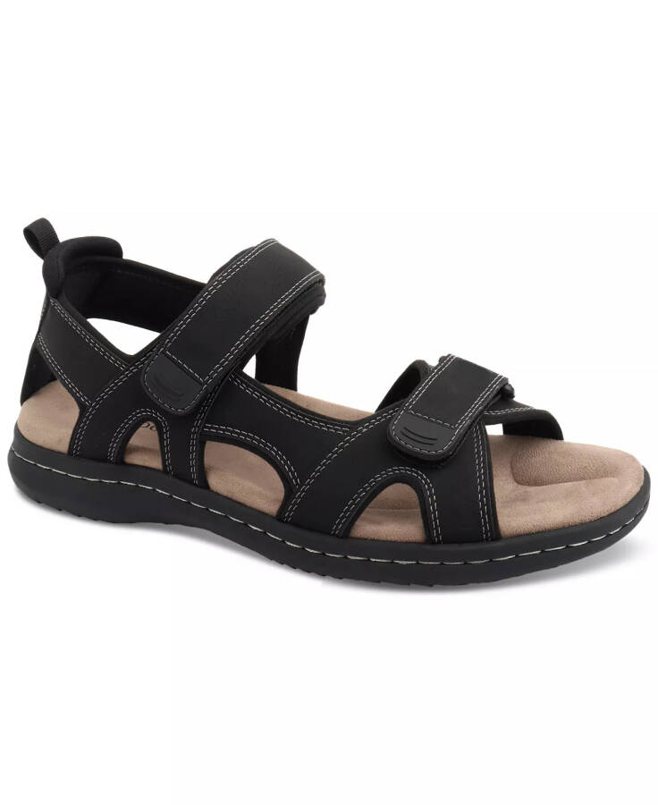 Men's Douglas Strap Sandal, Created for Modazone Black - 4