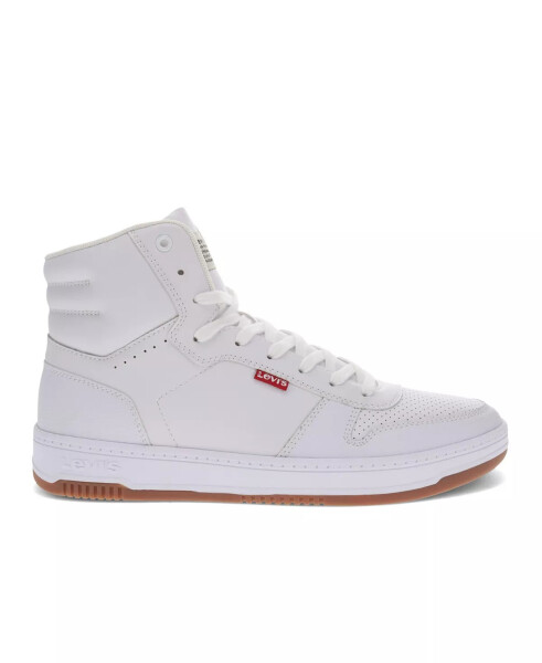 Men's Drive Hi High Top Sneakers White, Gum - 2