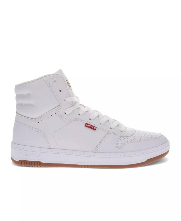 Men's Drive Hi High Top Sneakers White, Gum - 2