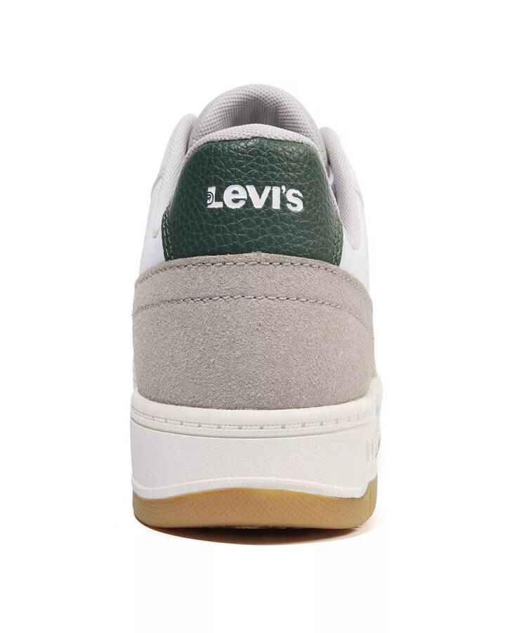 Men's Drive Lo Lace Up Sneaker White/Cappuccino/Forest Green - 5