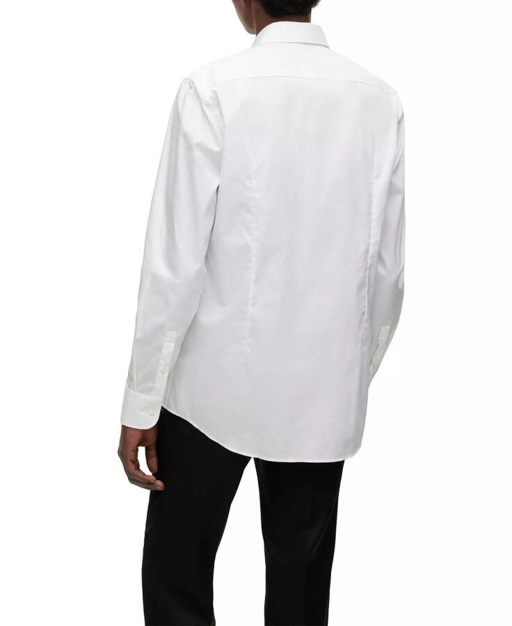 Men's Easy-Iron Slim-Fit Dress Shirt White - 4