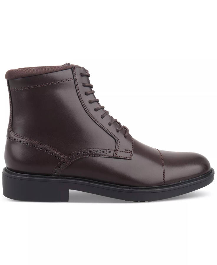 Men's Elroy Lace-Up Cap-Toe Boots, Created for Modazone - Brown - 2